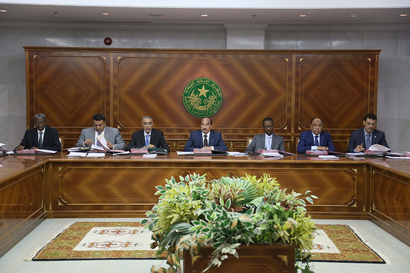 الحكومة الموريتانية تعقد اجتماعها الأسبوعي
