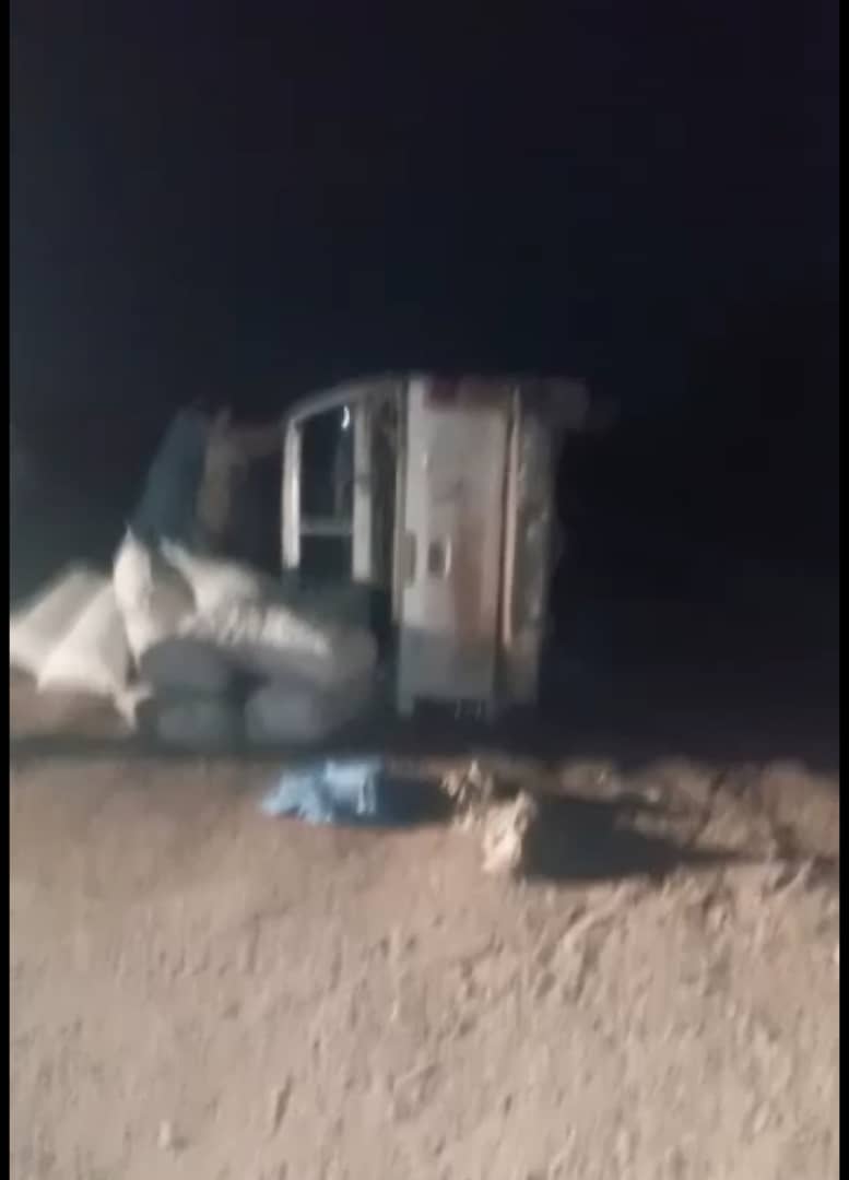 انقلاب سيارة لمنقبين إثر مطاردتها من حاكم فديرك