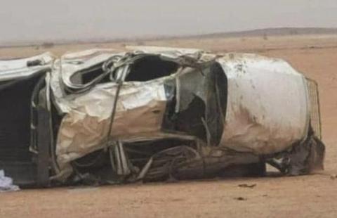 وفاة ثلاثة أشخاص وإصابة اثنين في حادث سير قرب بولنوار