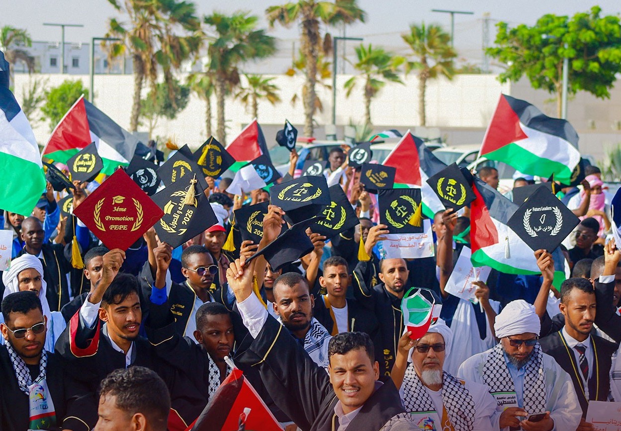 طلاب موريتانيا وطوفان الأقصى.. شرارة الحراك وإبداع المناصرة 