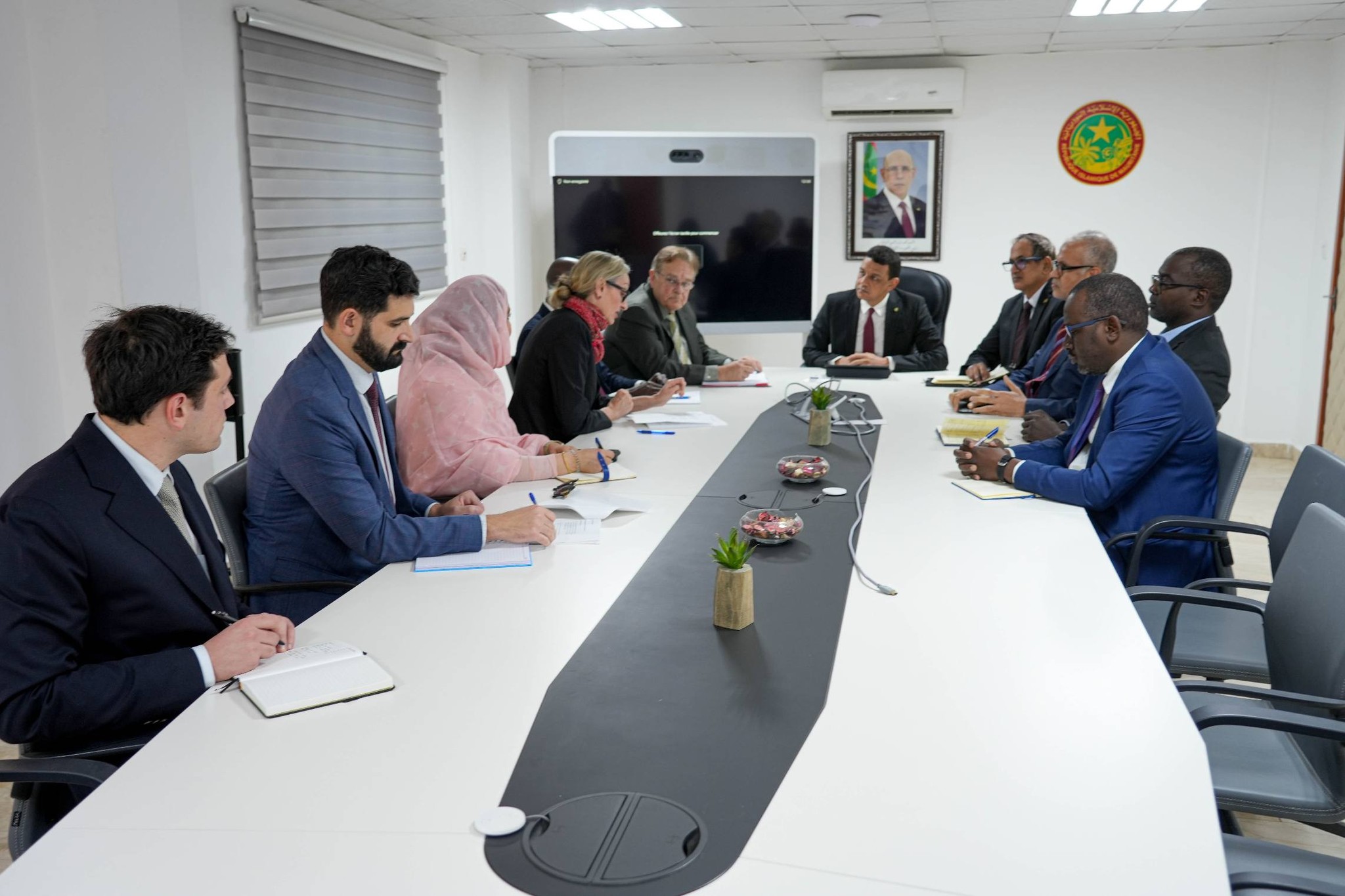 مباحثات موريتانية أمريكية في مجال الأمن السيبراني