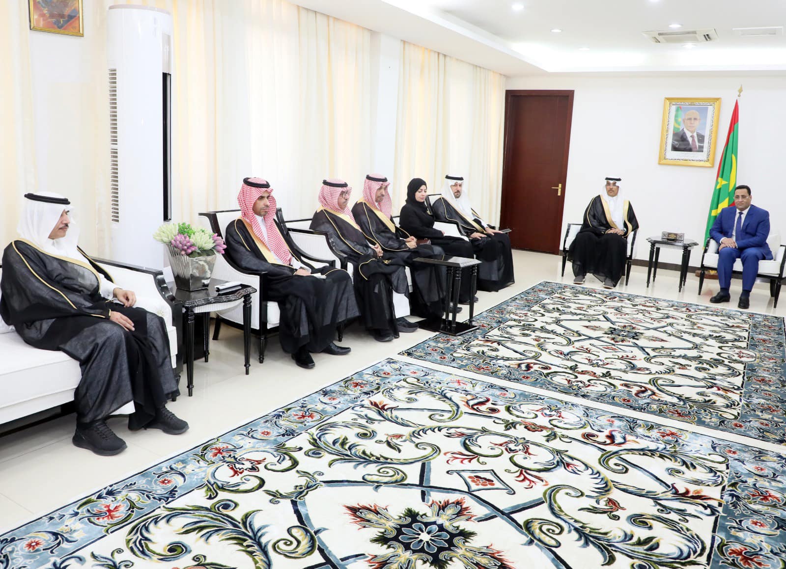 الوزير الأول يستقبل وفدا سعوديا يزور نواكشوط