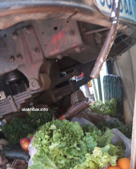 نجاة بائعة خضار من حادث دهس بنواذيبو (صور)