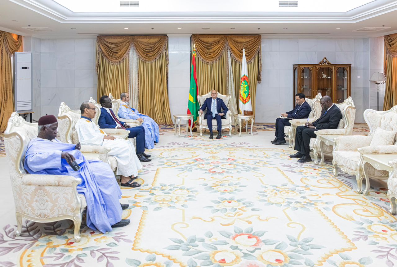 غزواني يستقبل مجلس إشراف مؤسسة المعارضة الديمقراطية 