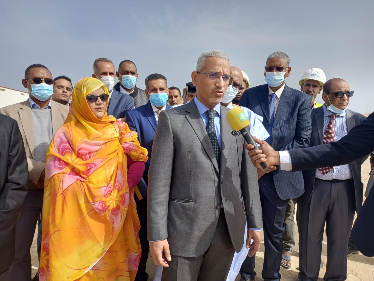 وضع الحجر الأساس لمحطة تحلية مياه البحر بنواذيبو 