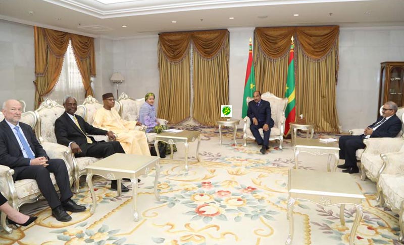ولد عبد العزيز يتباحث مع نائب الأمين العام للأمم المتحدة
